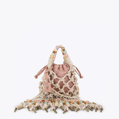 MINI MACRAME ROPE BAG