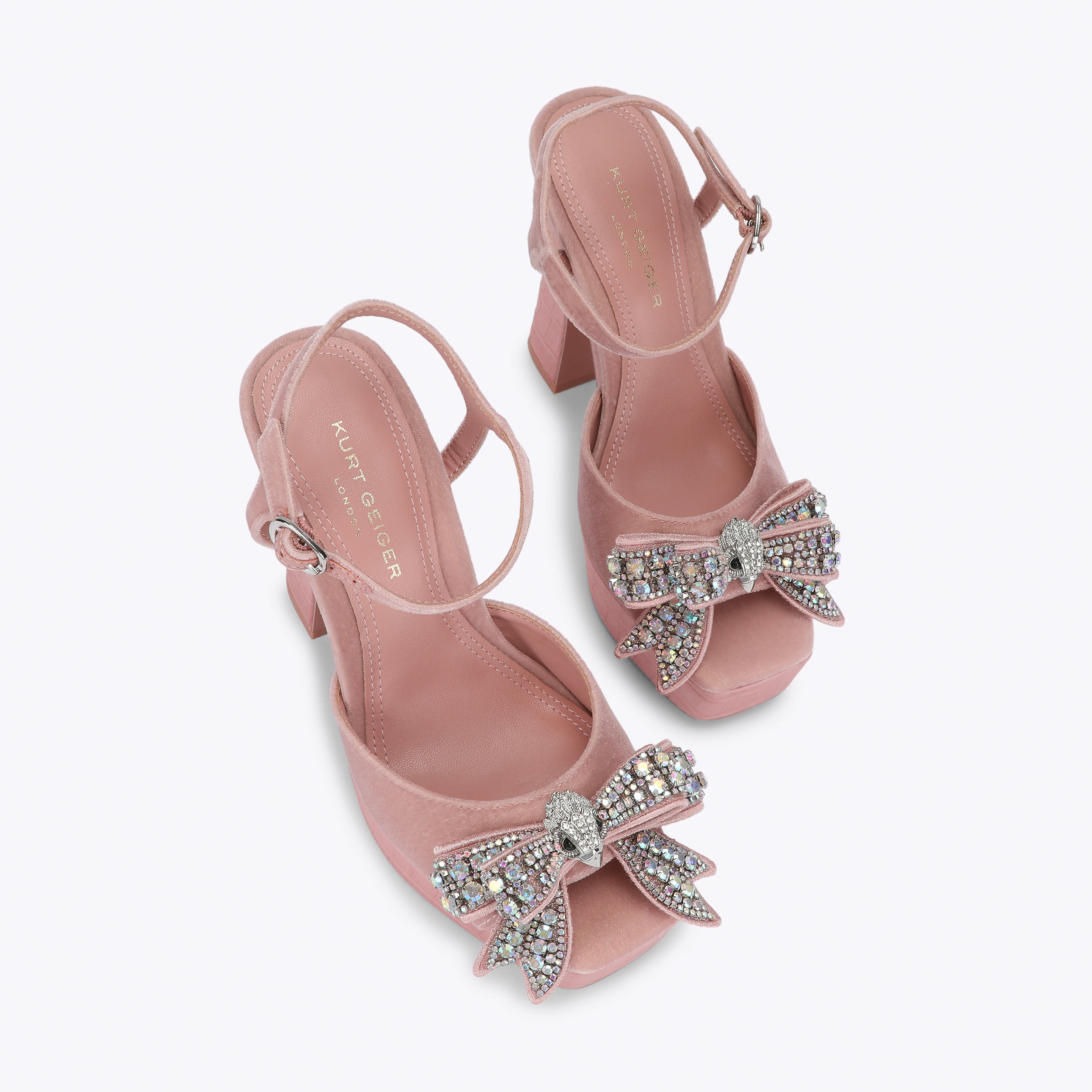 BOW PLATFORM PEEP SANDAL