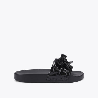 MEENA BOW SLIDE SANDAL